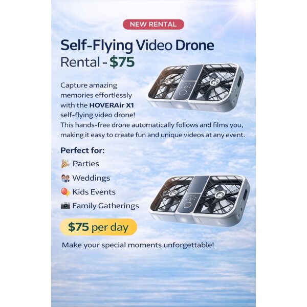 Self Flying Video Drone