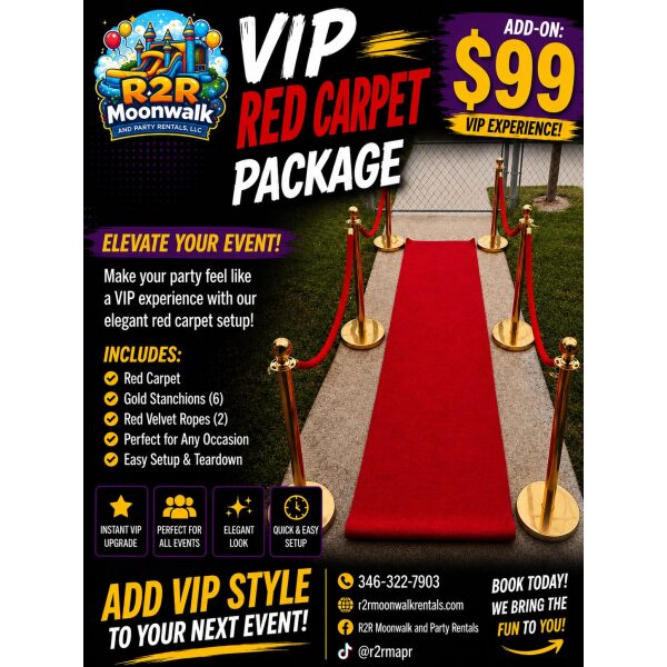 VIP Red Carpet Entrance Package