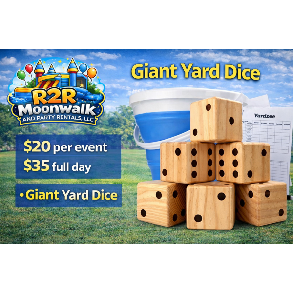 Giant Yard Dice
