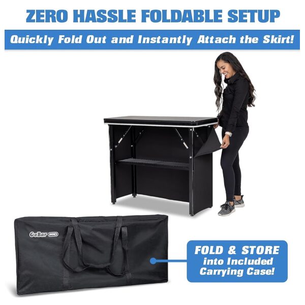 GoPong GoBar PRO Portable Bar Table