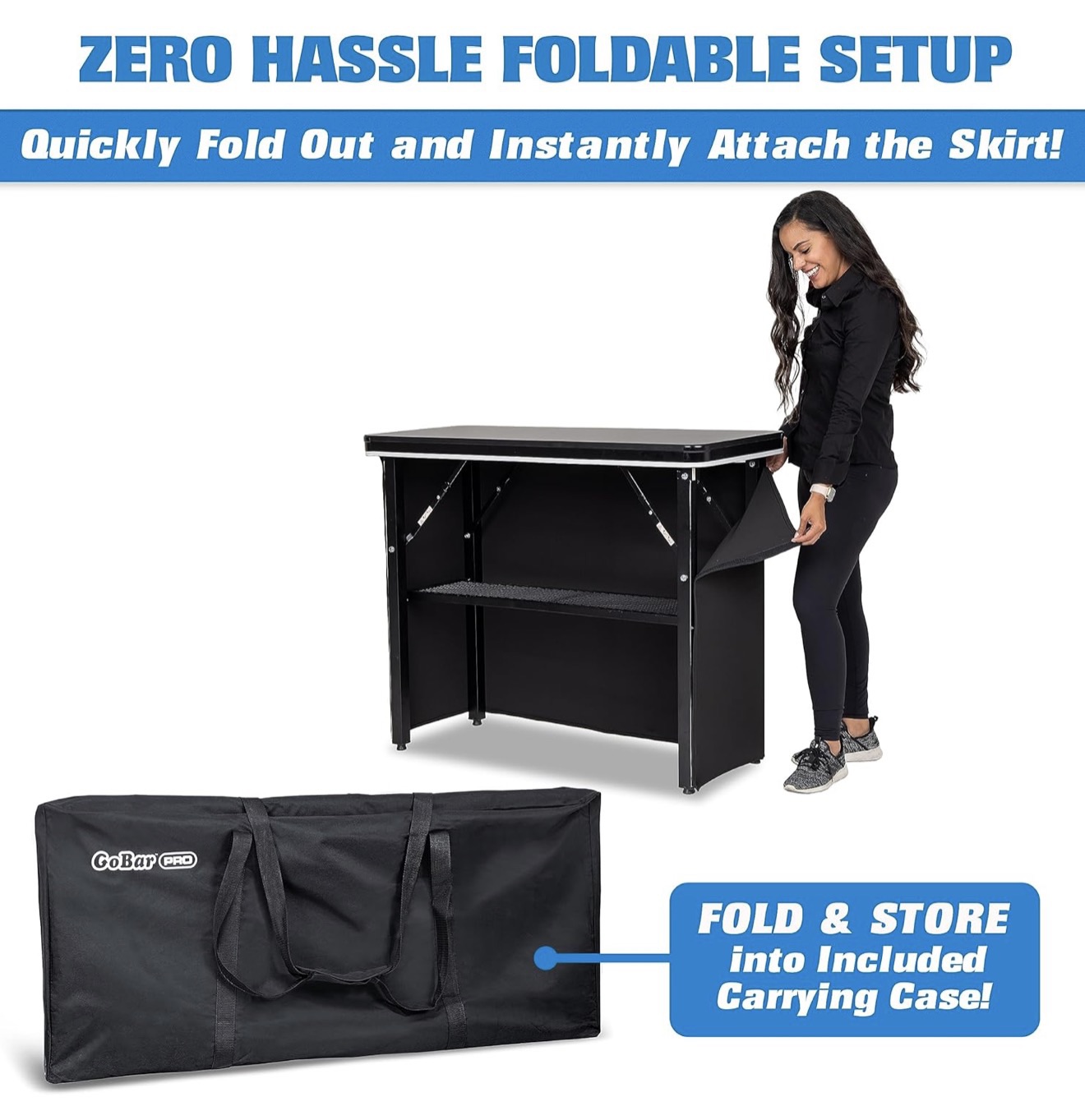 GoPong GoBar PRO Portable Bar Table GoPong GoBar PRO Portable Bar Table