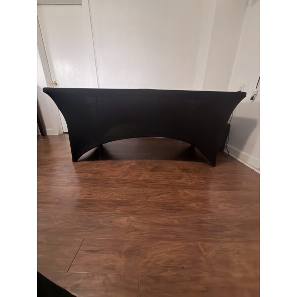 Black Stretchy Tablecloth