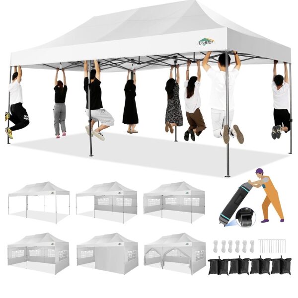 10’ x 20’ Heavy-Duty Commercial Canopy Tent