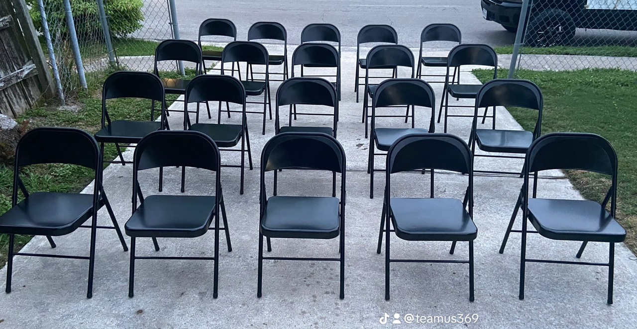 Mainstays All-Steel Metal Folding Chair – Black Mainstays All-Steel Metal Folding Chair – Black