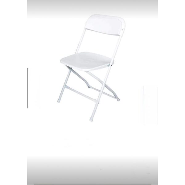 White Plastic Folding Chairs