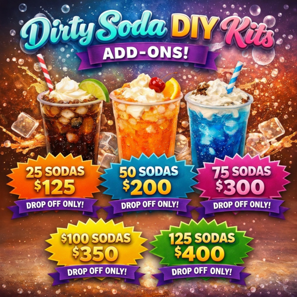 Dirty Soda DIY Kits (Just Add Ice)
